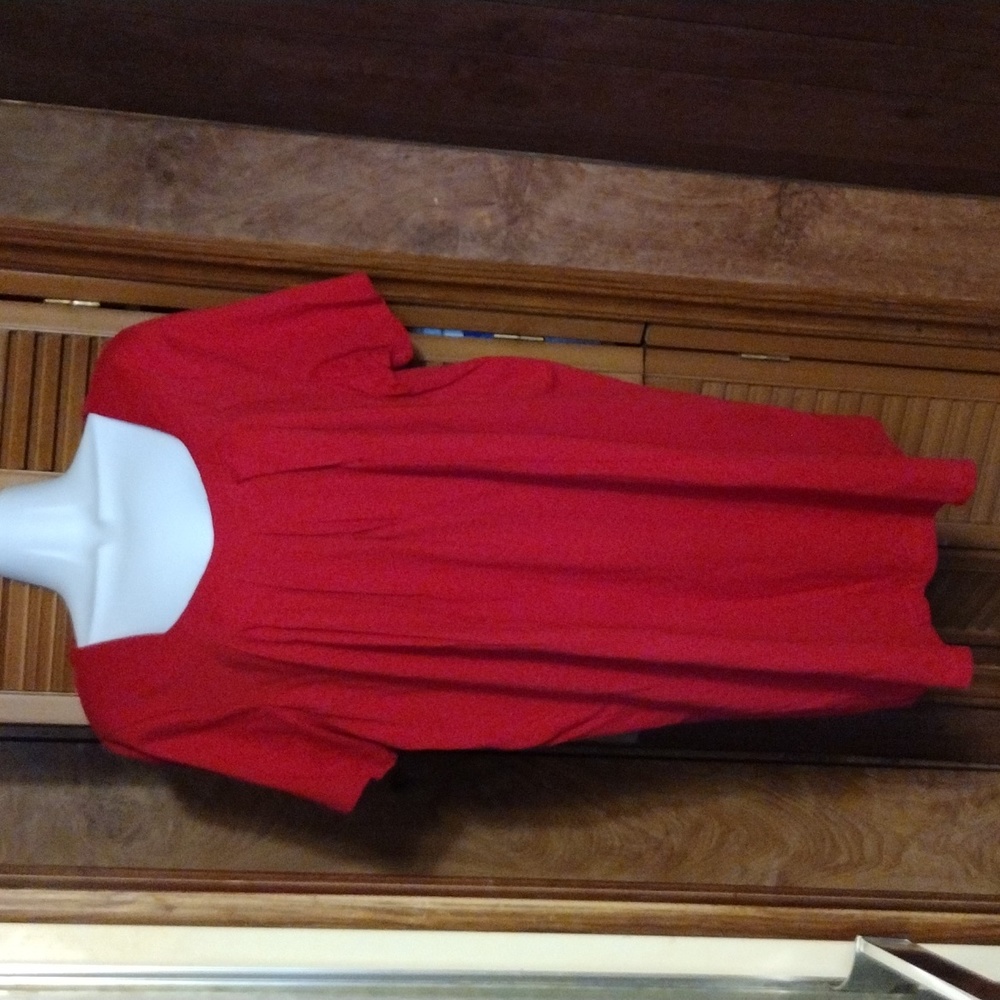 Roaman's Red Short Sleeve Shirt Sz 18/20 (J)